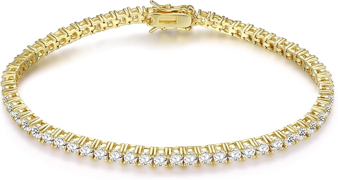Gold Tennis Bracelet 2MM