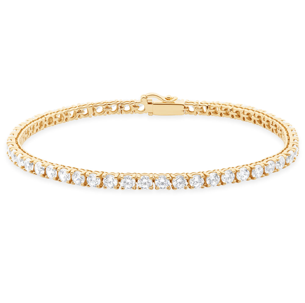 Gold Tennis Bracelet 3MM