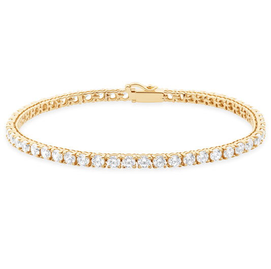 Gold Tennis Bracelet 3MM