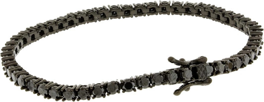 Full Black Tennis Bracelet 3MM